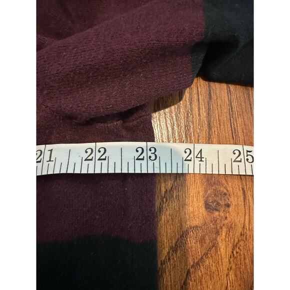 Banana Republic Men’s Cotton Cashmere 1/4 Zip Pullover Black/Red Size XL –Dapper - Picture 6 of 8